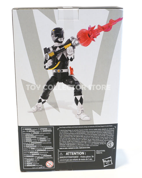 Power Rangers Lightning Collection Mighty Morphin Black Ranger 6-Inch Action Figure